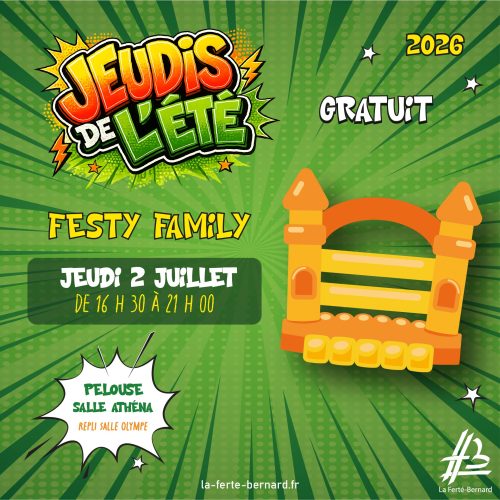 Jeudis de l&rsquo;été – Festy Family