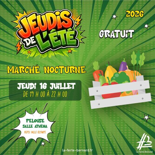 Jeudis de l&rsquo;été – Marché nocturne