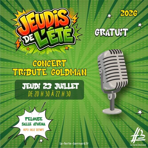 Jeudis de l&rsquo;été – Concert Tribute Goldman