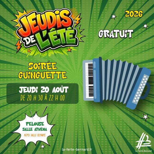 Jeudis de l&rsquo;été – Soirée Guinguette