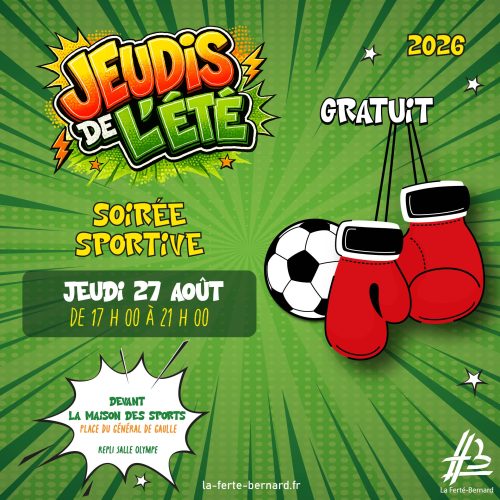 Jeudis de l&rsquo;été – Soirée sportive