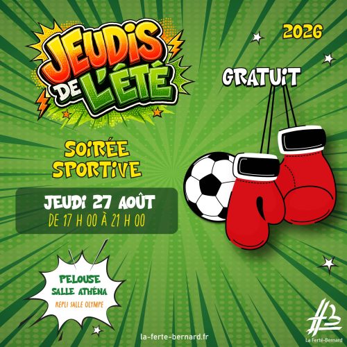 Jeudis de l&rsquo;été – Soirée sportive