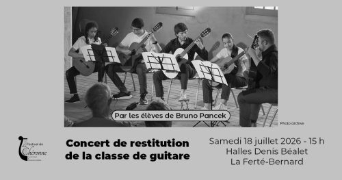 Festival de la Chéronne – Concert de restitution de la classe de guitare