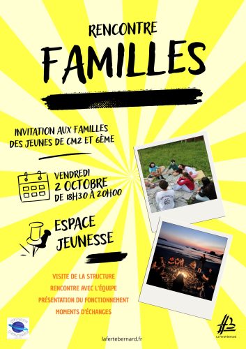 Rencontre familles à l’Espace Jeunesse