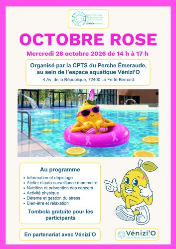 OCTOBRE ROSE de la Communauté Professionnelle Territoriale de Santé du Perche Emeraude